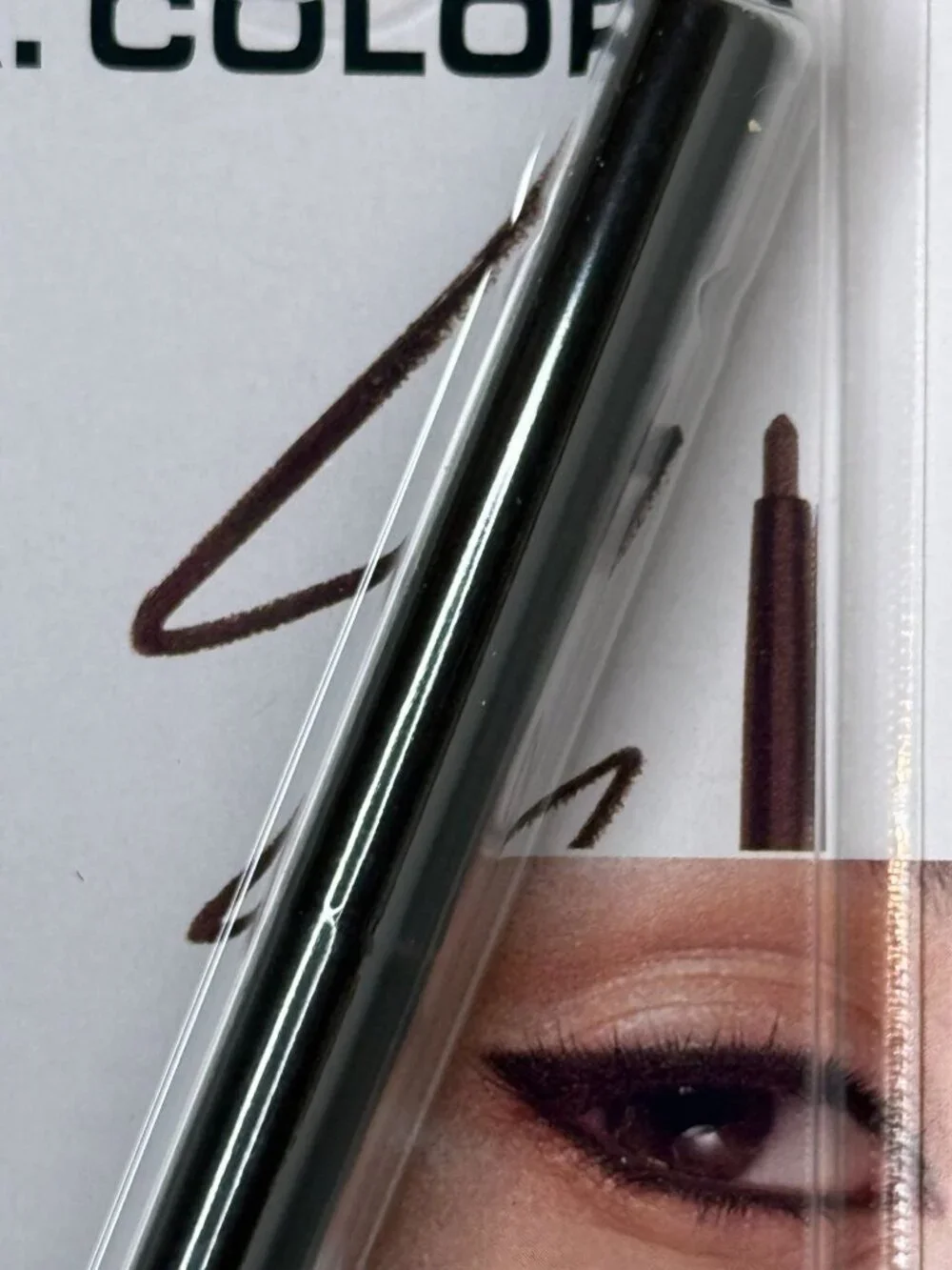 L.A. Colors Auto Eyeliner Black Brown C62190 Twist Up Smudge Proof New